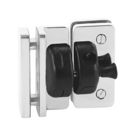 90° Glass-to-Glass Magnetic Safety Gate Latch & Keeper