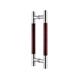 DH-100W  Stainless Steel H Shape Glass Door Pull Handle