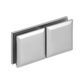 GC180-C2 Standard Duty Bevel Edge Double Sided 180 Degree Glass to Glass Fixed Bracket