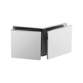 GC135-B2  Standard Duty Square Edge Double Sided 135 Degree Glass to Glass Fixed Bracket