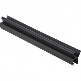 PS-16  Shower Room 6-12mm Frameless Glass Door Waterproof Black PVC Seal - No Glue Required