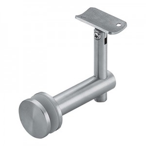 Cylinder Height Adjustable Glass Mounting Handrail Bracket