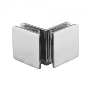 Double Sided 90° Glass to Glass Fixed Bracket