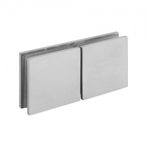 Glass to Glass Double Sided 180° Fixed Bracket