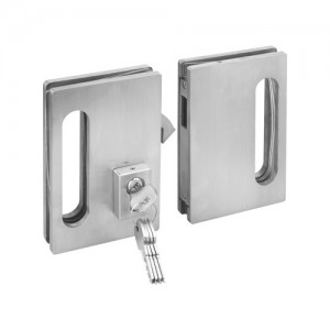 Glass to Glass Door Lock of Folding Systems