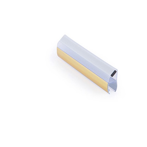 6-12mm Glass Door Golden Finished Magnetic PVC Seal