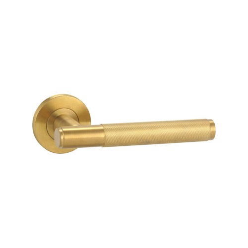 L Shape Round Solid Lever Handle